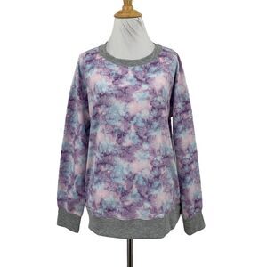 Splendid Top Womens M Medium Pastel Ultra Soft Lightweight Crew Neck Sleepwear